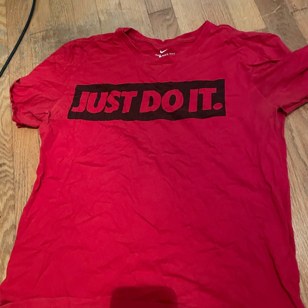 Nike shirt medium, red and black